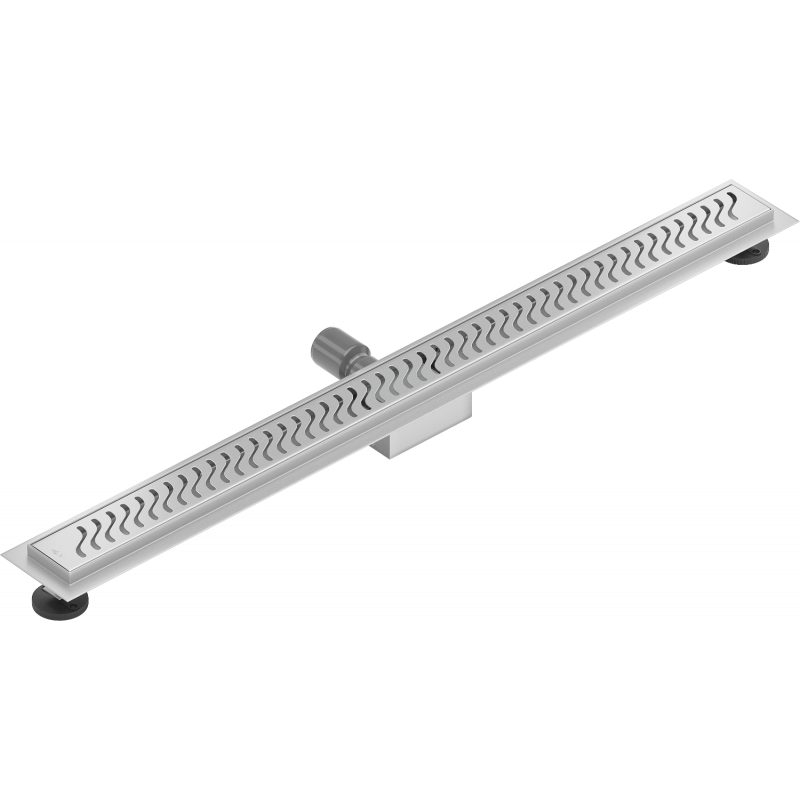 Mexen Flat M09 Linienentwässerung 80 cm, Inox - 1028080-15