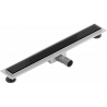 Mexen Flat MGB Linienentwässerung 50 cm, schwarzes Glas - 1026050-15