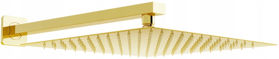 Mexen Slim Regendusche 30 x 30 cm mit Duscharm, gold - 79130112-50