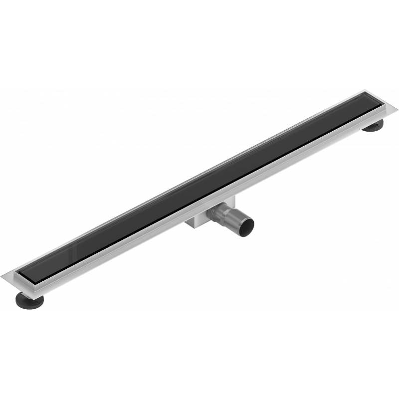 Mexen Flat MGB Ablaufabdeckung 100 cm, schwarzes Glas - 1026100-15