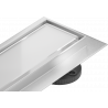 Mexen Flat MGW Linienentwässerung 80 cm, weißes Glas - 1027080-15