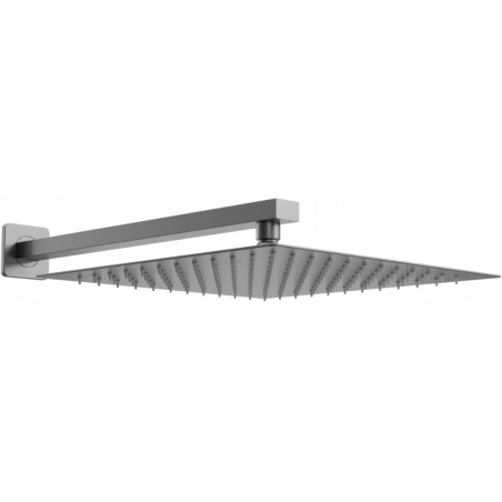 Mexen Slim Regenduschkopf 25 x 25 cm mit Duscharm, Graphit - 79125112-66