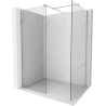 Mexen Kioto Duschwand Walk-in 100 x 80 cm, transparent, chrom - 800-100-202-01-00-080