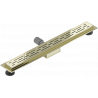 Mexen Flat M01 Linearer Ablauf 70 cm, Gold - 1520070-15