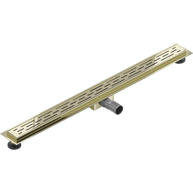 Mexen Flat M01 Linearer Ablauf 90 cm, Gold - 1520090-15