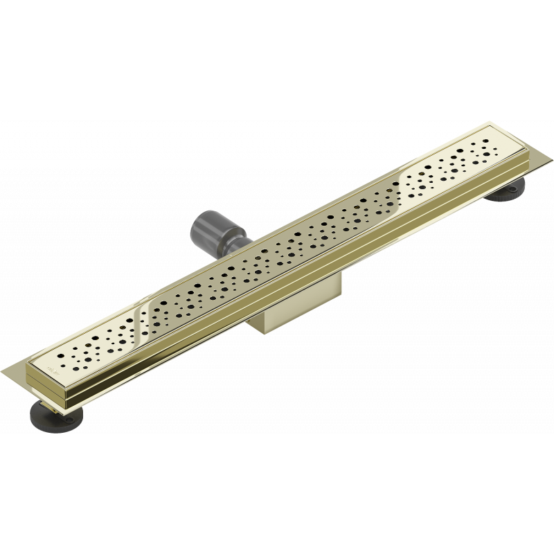 Mexen Flat M12 Linienabfluss 70 cm, Gold - 1521070-15