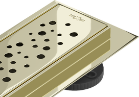Mexen Flat M12 Linienentwässerung 90 cm, gold - 1521090-15