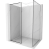 Mexen Kioto Walk-in-Dusche 110 x 70 cm, schwarzes Muster, weiß - 800-110-202-20-70-070