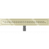 Mexen Flat M18 linearer Ablauf 60 cm, gold - 1523060-15