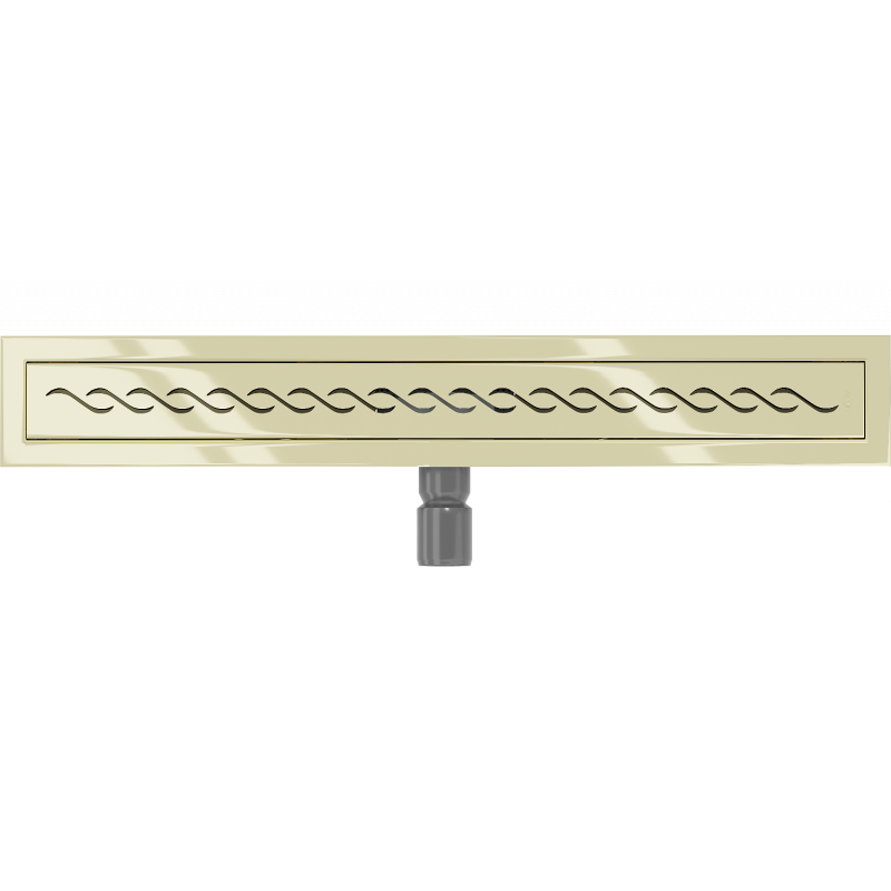 Mexen Flat M18 linienförmiger Ablauf 70 cm, gold - 1523070-15