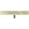 Mexen Flat M15 Linienentwässerung 60 cm, gold - 1524060-15