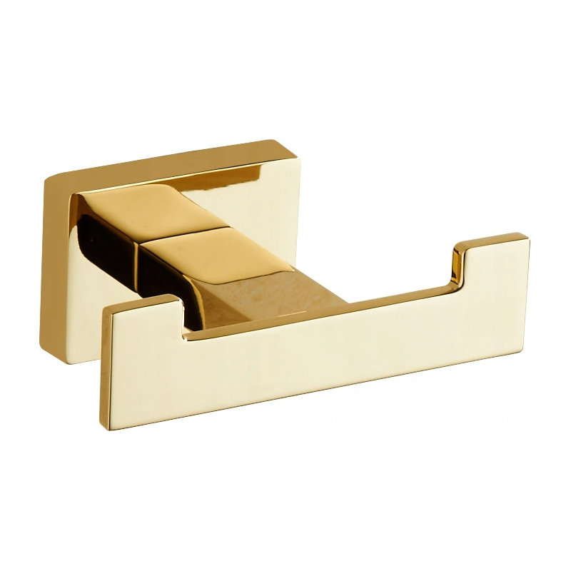 Mexen Arno doppelter Handtuchhalter, gold - 7020735-50