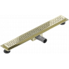 Mexen Flat M08 lineare Duschrinne 60 cm, gold - 1525060-15