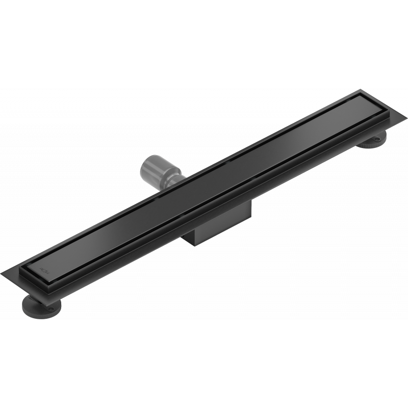 Mexen Flat M13 Linearablauf 2-in-1, 60 cm, schwarz - 1710060-15