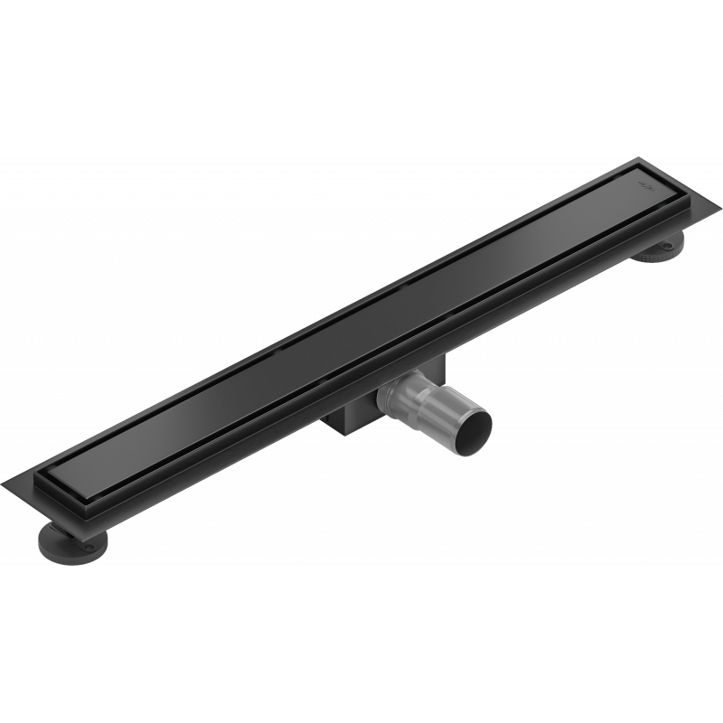 Mexen Flat M13 Linearablauf 2-in-1, 60 cm, schwarz - 1710060-15
