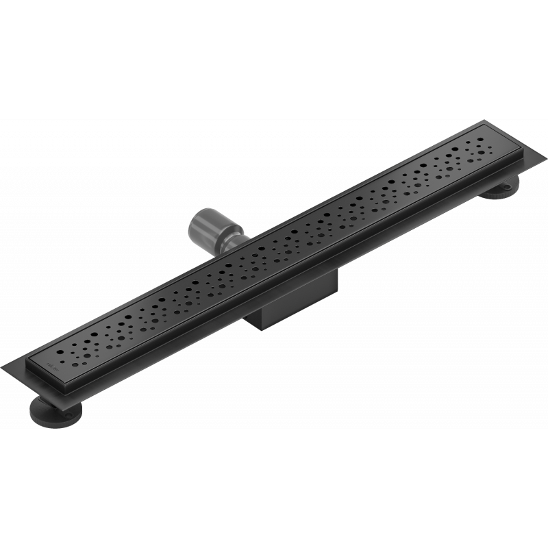 Mexen Flat M12 Linienablauf 60 cm, schwarz - 1721060-15