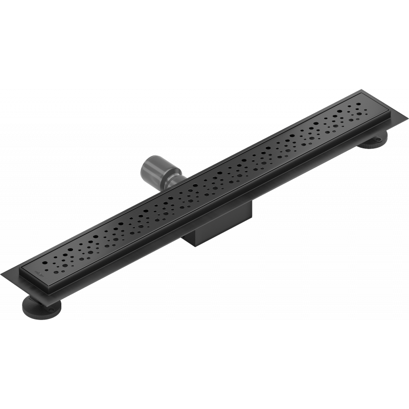 Mexen Flat M12 Linearablauf 70 cm, schwarz - 1721070-15