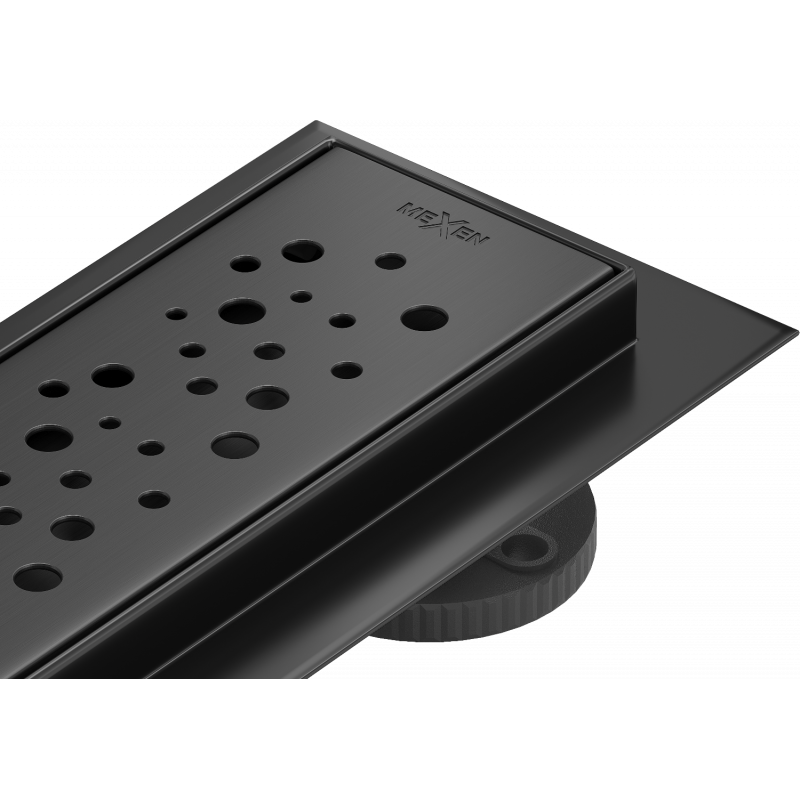 Mexen Flat M12 Duschrinne 80 cm, schwarz - 1721080-15