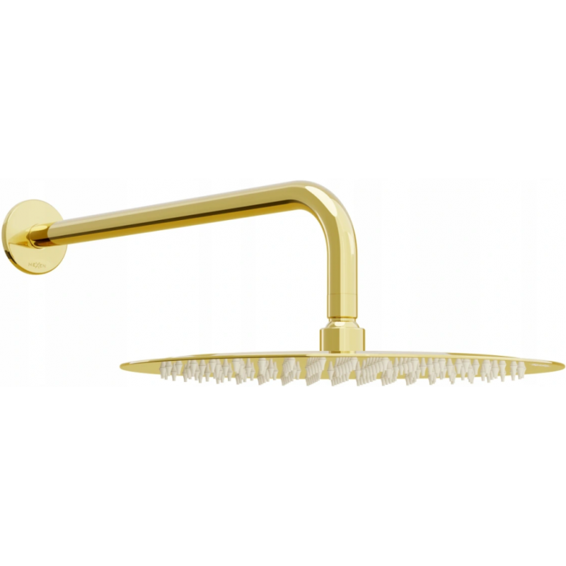 Mexen Slim Regenduschkopf 30 cm mit Duscharm, Gold - 79230211-50
