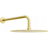 Mexen Slim Kopfbrause 30 cm mit Duscharm, Gold - 79230211-50