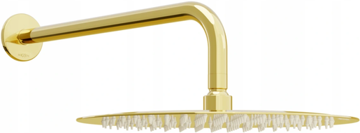 Mexen Slim Regenduschkopf 30 cm mit Duscharm, Gold - 79230211-50