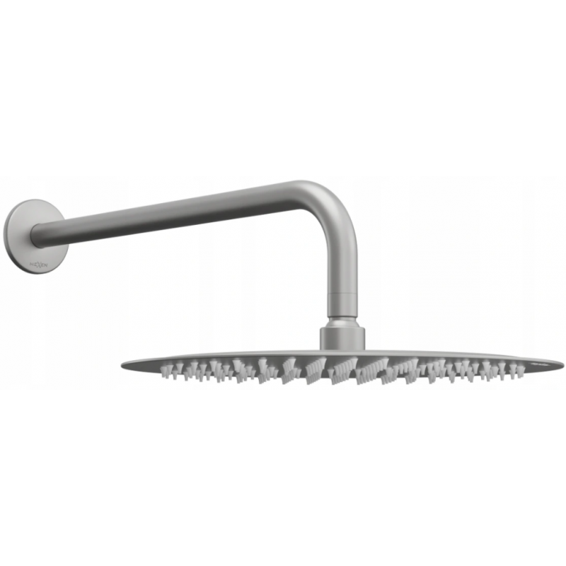 Mexen Slim 30 cm Duschkopf mit Brausearm, Graphit - 79230211-66