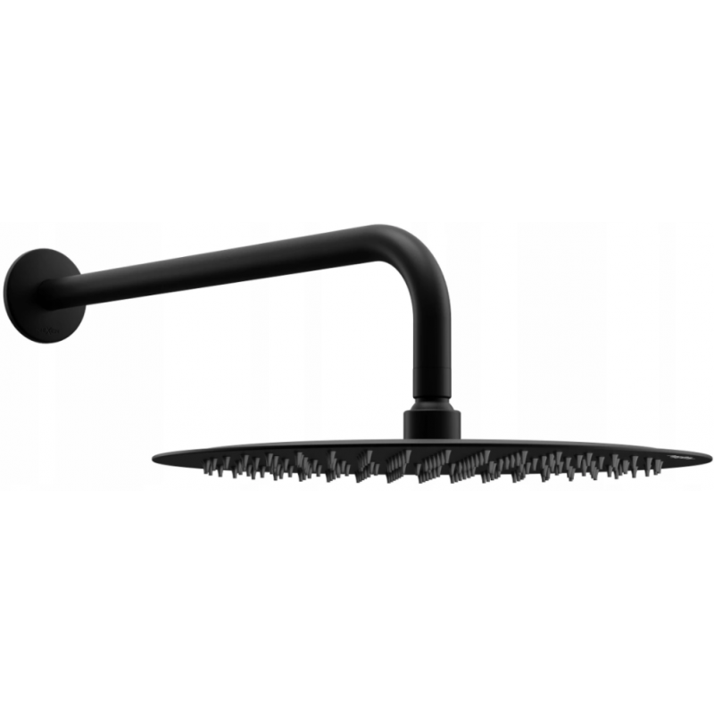 Mexen Slim Regendusche 30 cm mit Duscharm, schwarz - 79230211-70