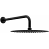 Mexen Slim Regendusche 30 cm mit Duscharm, schwarz - 79230211-70