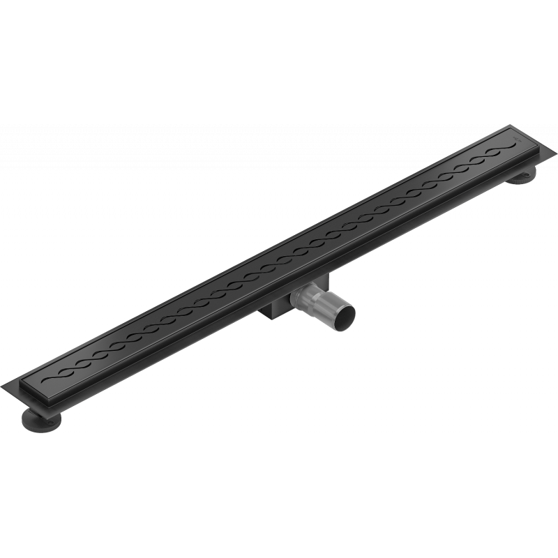 Mexen Flat M18 Linienablauf 90 cm, schwarz - 1723090-15