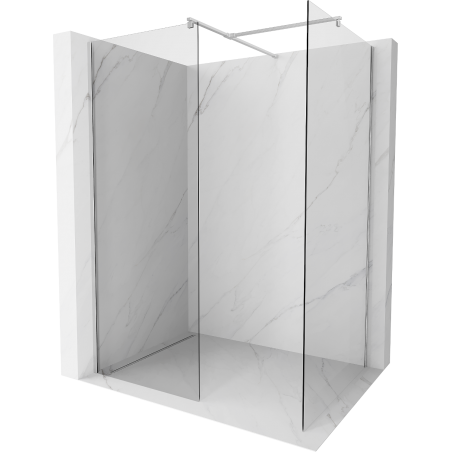 Mexen Kioto Duschwand Walk-in 180 x 85 cm, transparent, Chrom - 800-180-202-01-00-085