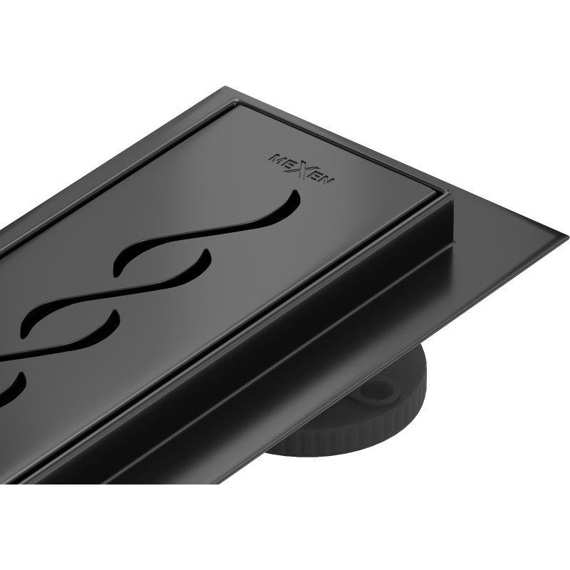 Mexen Flat M18 Duschrinne 100 cm, schwarz - 1723100-15