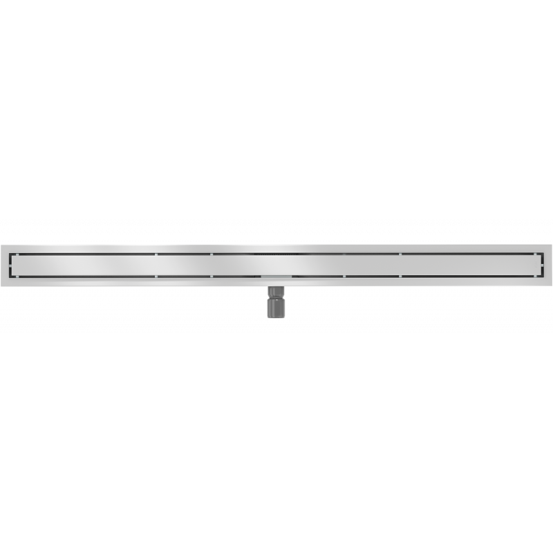 Mexen Flat M13 Linienablauf 2-in-1 130 cm, Inox - 1010130