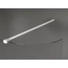 Mexen Kioto-R Abgerundete Duschwand Walk-in 160 x 200 cm, transparent 8 mm, weiß - 800-160-101-20-06