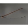 Mexen Kioto-R Runde Duschwand Walk-in 150 x 200 cm, transparent 8 mm, Roségold - 800-150-101-60-06