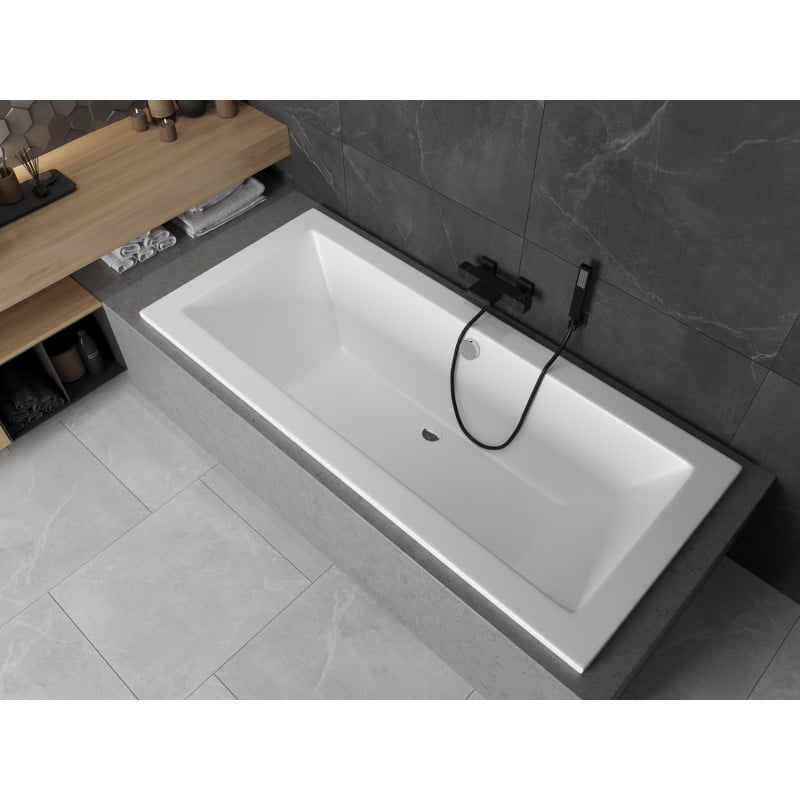 Mexen Cube Rechteckige Badewanne 170 x 80 cm, weiß - 55051708000