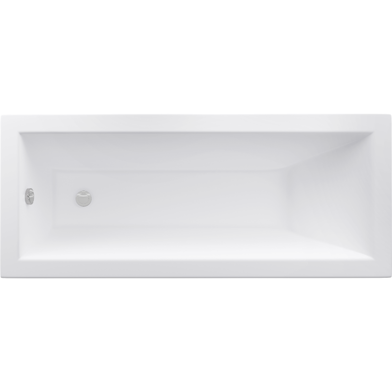 Mexen Cubik rechteckige Badewanne 160 x 70 cm, weiß - 55031607000