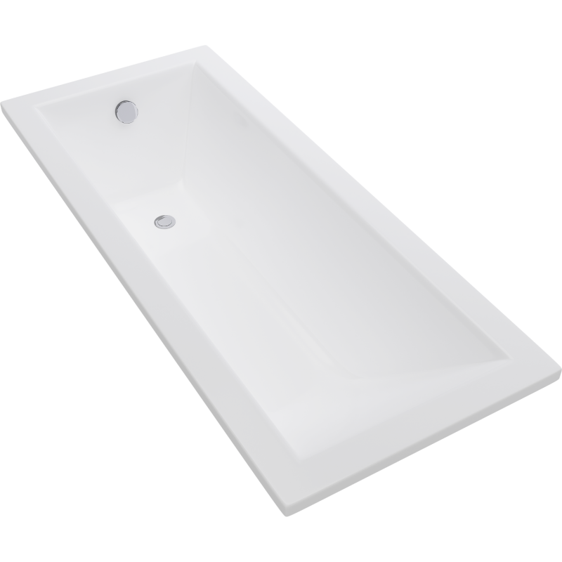 Mexen Cubik Rechteckige Badewanne 170 x 70 cm, weiß - 55031707000