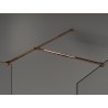 Mexen Kioto Duschwand Walk-in 120 x 90 cm, transparent, Roségold - 800-120-202-60-00-090