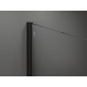 Mexen Kioto Duschwand Walk-in 80 x 200 cm, schwarzes Gitter 8 mm, schwarz - 800-080-101-70-77