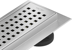 Mexen Flat 360° M08 Drehbarer Linearablauf 90 cm, Inox - 1025090-40