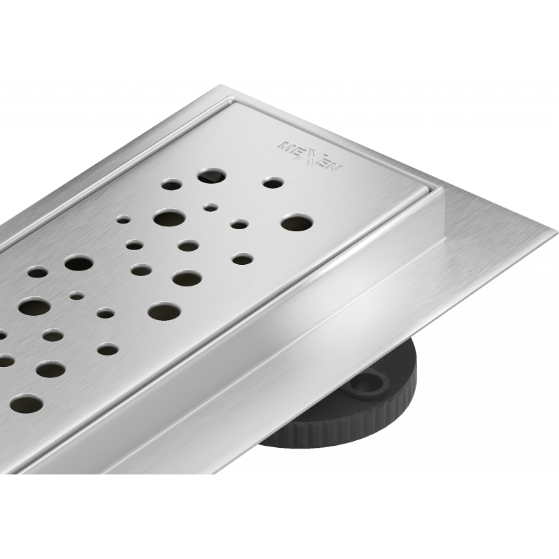 Mexen Flat 360° M12 drehbarer Linienablauf 50 cm, Inox - 1021050-40