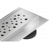 Mexen Flat 360° M12 drehbarer Linienablauf 50 cm, Inox - 1021050-40
