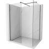 Mexen Kioto Duschwand Walk-in 105 x 90 cm, transparent, schwarz - 800-105-202-70-00-090
