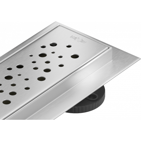 Mexen Flat 360° M12 lineare drehbare Ablaufrinne 60 cm, Inox - 1021060-40