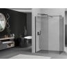 Mexen Kioto Duschwand Walk-in 130 x 80 cm, transparent, schwarz - 800-130-202-70-00-080