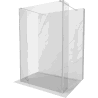 Mexen Kioto freistehende Duschwand 95 x 30 x 30 cm, transparent, chrom - 800-095-030-222-01-00-030