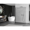 Mexen Kioto freistehende Duschwand 105 x 30 x 30 cm, transparent, Chrom - 800-105-030-222-01-00-030