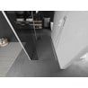 Mexen Kioto freistehende Duschwand 95 x 30 x 30 cm, transparent, weiß - 800-095-030-222-20-00-030