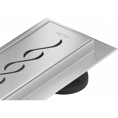 Mexen Flat 360° M18 Drehbarer Ablaufrinne 80 cm, Inox - 1023080-40