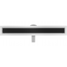 Mexen Flat 360° MGB Drehbarer Linienablauf 70 cm, schwarzes Glas - 1026070-40
